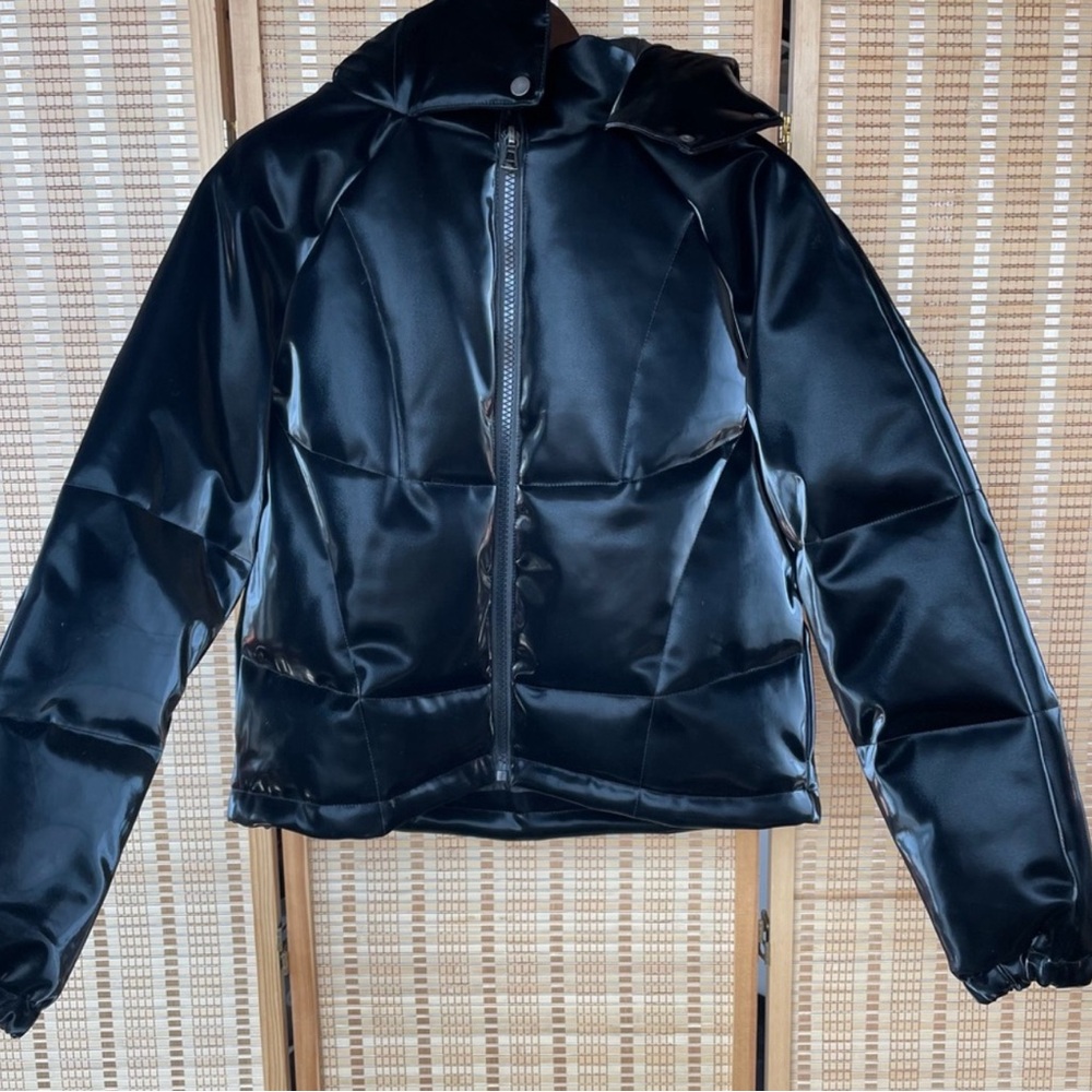 Azalea wang waterproof black puffer small
